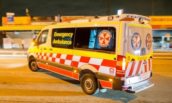 Emergency services ambulance.
